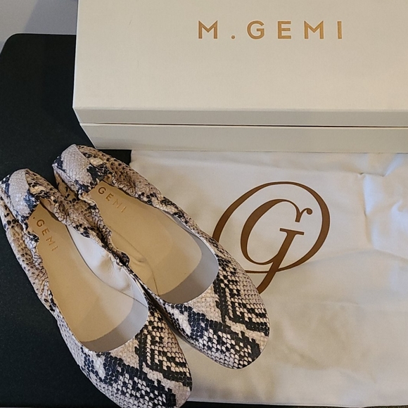 NWB M. Gemi The Duetto Ballet Flats Sz 39 - Picture 1 of 5